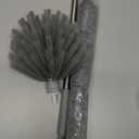 Cobweb Duster with Extension Pole, Spider Web Brush & Ceiling Cleaning Kit, 100" Microfiber Feather Duster Cleaner with Washable Head for Ceiling Fan, Furniture, Home