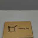 Travel Makeup Bag Women's Large Capacity Cosmetic Portable Organizer Large Opening Waterproof Storage Toiletry Bags Vertical Free-Standing Brush Holder for Easy Access Pink