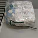 LE SURE Cute XL Dog Bed-Extra Large Thick Shredded Chopped Foam Pet Bed Indoor with Removable Washable Cover, Modern Fuzzy Plush & Anti Slip Bottom, Blue