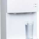 Igloo Top Loading Water Cooler for Hot & Cold Dispenser  White, Holds 3 & 5 Gallon Jugs, Child Safety Lock  for Homes, Kitchens, Offices, Dorms