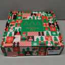 5FT Pop Up Christmas Tree with Timer 60 Warm White & Multi Color Fairy Light 3D Star 15 Ball Ornament, Green Sliver Tinsel Christmas Tree Slim Pencil Xmas Tree Home Office Holiday Decor Indoor Outdoor