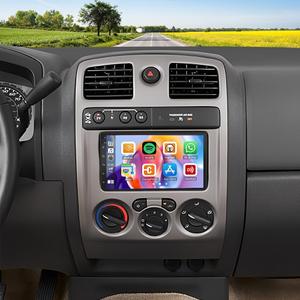 7" Double Din Car Radio Stereo Upgrade for 2004-2012 GMC Canyon Touch Screen Head Unit Car Stereo Android 13 with Wireless & Wired Carplay Android Auto GPS Navigation/SWC/Backup Camera+MIC,2+32G (One SIze)