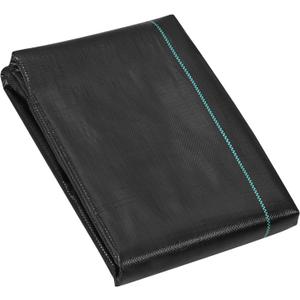 VEVOR Weed Barrier Landscape Fabric, 3*100FT Heavy Duty Garden Weed Fabric, Woven PP Weed Control Fabric, Driveway Fabric, Geotextile Fabric for Landscaping, Ground Cover, Weed Blocker Weed Mat, Black