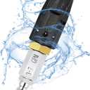 Adjustable Downstream Soft Wash Nozzle Twist Nozzle 0 to 60 spray pattern with Low to High Reach for elevated areas and hard to reach for use with Pressure Washer 3-7 GPM