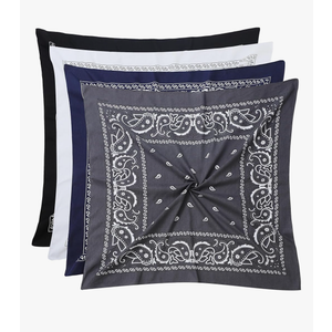 100% Cotton 27" x 27" Large Bandanas for Men & Women, Multi-Purpose Bandana Headbands, Square Head Scarf