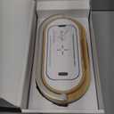 COLSUR Bluetooth Speaker Alarm Clock with Wireless Charger, FM Radio, Adjustable LED Night Light, 6 in 1 Bedroom Portable Speaker 2500mAh, Phone Stand for Bedside, Home, Office, Gift (Wood) (Beige)