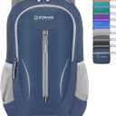 ZOMAKE Ultra Lightweight Packable Backpack 25L - Foldable Hiking Backpacks Water Resistant Small Folding Daypack for Travel(Navy Blue)