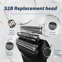 52B replacement heads shaver Compatible with Series 5,Suitable for 5190cc, 5090, 5090cc, 5197cc, 5195cc.for men,wet and dry.