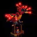 Upgraded Led Light Kit Compatible with Lego Fawkes Dumbledore's Phoenix Building Set, Lights Decoration Compatible with Lego 76448 (Model Not Included)