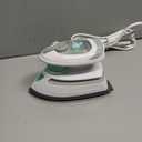 BEAUTURAL Mini Travel Steam Iron for Clothes with Dual Voltage, Temperature Control, Non-Stick Soleplate and Cord Storage, Ideal for Sewing, Quilting and Handcraft