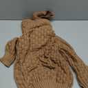 Zaitun Men's Turtleneck Sweater Shawl Collar Pullover Sweaters Regular Fit Knitted Tops (Medium, Dark Khaki)