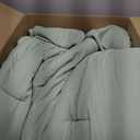 Andency King Comforter Set, Sage Green Boho Lightweight and Fluffy Bedding Set for King Bed, 3 Pieces Tufted Farmhouse Design for All Seasons (104x90Inches, 1 Comforter and 2 Pillow Shams)