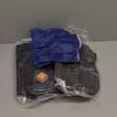 Travel Pillow and Blanket Set Neck Pillows Travel Essentials with Sleep Mask for Airplane Car Memory Foam Blue