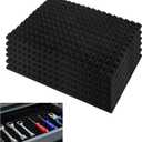 SK Studio 6PCS Tool Box Liner, Trap Mat Universal Tool Drawer Organizer, Non Slip 1 inch Thick Toolbox Foam Inserts for Cabinet, Shelf, Workbench, 23.6x15.7 inch