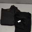 ViCherub Girls Thermal Underwear Set for Kids Long Johns Fleece Lined Base Layer Top & Bottom Cold Winter Thermals (X-Large, Black)