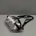 Clear Football Purse for Women – Clear Stadium Approved Purses for Game Day – 9.85"×6.7"×5.9" Small Purses for Women, Football Shaped Stadium Bag for Cosmetic – Makeup Bag & Football Accessories