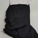 HUUSA Women's Crewneck Sleeveless Cutout Bodycon Mini Dress Casual Summer Slim Fit Cocktail Party Wrap Short Dresses Outfits (Small, White / Black)