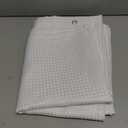 Boho Shower Curtain Set, Waterproof Fabric Shower Curtains, Luxury Hotel Style, Waffle Texture, Heavy Duty, Extra Long Bath Curtain, No Hook, Bathroom Decor, 72x72 Inch, White