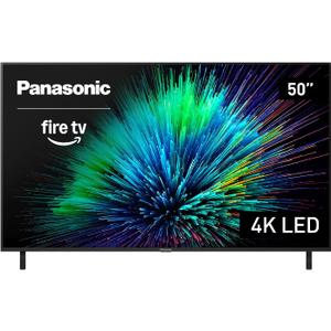Panasonic W70 Series (2025 Model) 50" LED 4K Ultra HD Smart Fire TV, Press & Ask Alexa, Apple AirPlay, HDR10+, HDMI 2.1, and Bluetooth Support - 50W70BP