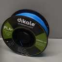 Dikale PLA+ 3D Printer Filament Luminous Blue, 1.75mm No Tangle, Net Weight 2.2lbs Spool (1kg, PLA Pro Plus, Blue with Glow in The Dark Effect