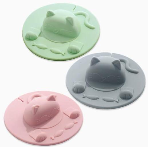 3PCS Silicone Cup Covers, Multicolored Silicone Lids for Mugs, Cups, Tea Pots,Flexible Mug CoversHot Cup Lids for Coffee & Tea(1set 3color)
