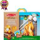 Melissa & Doug Let's Explore Campfire Smores Set with Toy food & Kids Play Kitchen Accessories, Preschool Learning Toys for Girls & Boys 3+