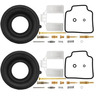 2 Pcs Carburetor Rebuild Kits Replacement for Honda Rebel 450 CMX 450C 1987 CMX450C 49 CMX450CL 1986 Carb Repair kit with Diaphragm