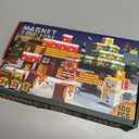 Christmas Magnetic Blocks 100 Pieces, Magnetic Tiles 3D Sensory Construction Building Santa Claus Reindeer, Magnet Cubes Stacking Toys Games