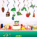 The Very Hungry Caterpillar Hanging Swirl, 40pcs Caterpillar Butterfly Birthday Hanging Swirl for Hungry Caterpillar Birthday Decorations