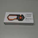 6-Stage Knife Sharpener - Premium Kitchen Knife Sharpeners - Adjustable Handheld Manual Knife Sharpeners for Kitchen Knives, Scissor and Chef Knife.Easy for beginners to use (ORANGE)