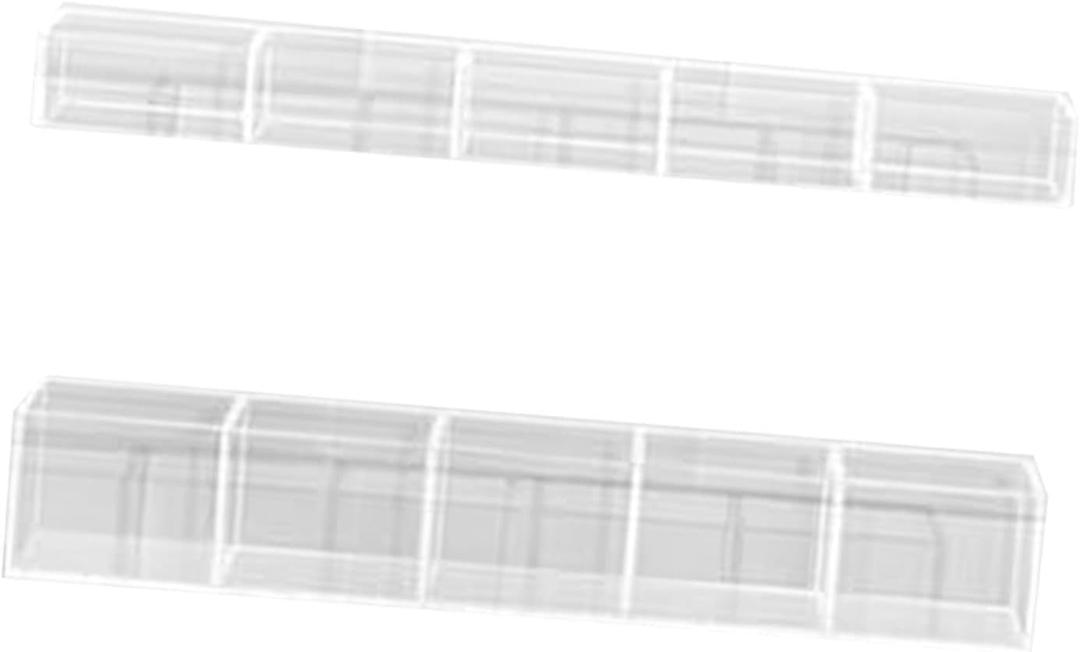 Holder for Cabinet Acrylic Organizer Easy to Install Container Storage Dispenser Reusable for Refrigerators, Clear