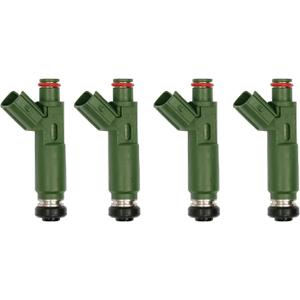 Fuel Injector 12 Holes 4Pcs | 1.8L L4 Gas DOHC | for 2000-2005 Toyota Celica MR2 Spyder 2000-2004 Corolla 03-06 Matrix, 00-02 Chevy Prizm, 03-06 Pontiac Vibe | Replace# 23250-0D040, 23250-22040