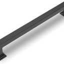 Amerdeco 10 Pack Matte Black Cabinet Pulls 6.3 Inch(160MM) Hole Centers Kitchen Cabinet Handles Cabinet Hardware Kitchen Handles for Cabinets Cupboard Handles Drawer Pulls ZH0019