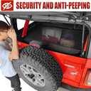 Mabett Upgrade Trunk Cargo Cover for Ford Bronco Accessories 2026,2021-2025 4-Door Retractable Rear Trunk Cargo Shade Cover Security Shield Shade(Not fit for Bronco Sport or Bronco 2-Door)