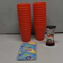 Gamie Stacking Cups Game for Kids - Set Includes 24 Cups, 18 Fun Challenging Cards, and Water Timer - Family Games for Kids and Adults, Indoor Recess Game for Classroom, Gifts for Boys and Girls
