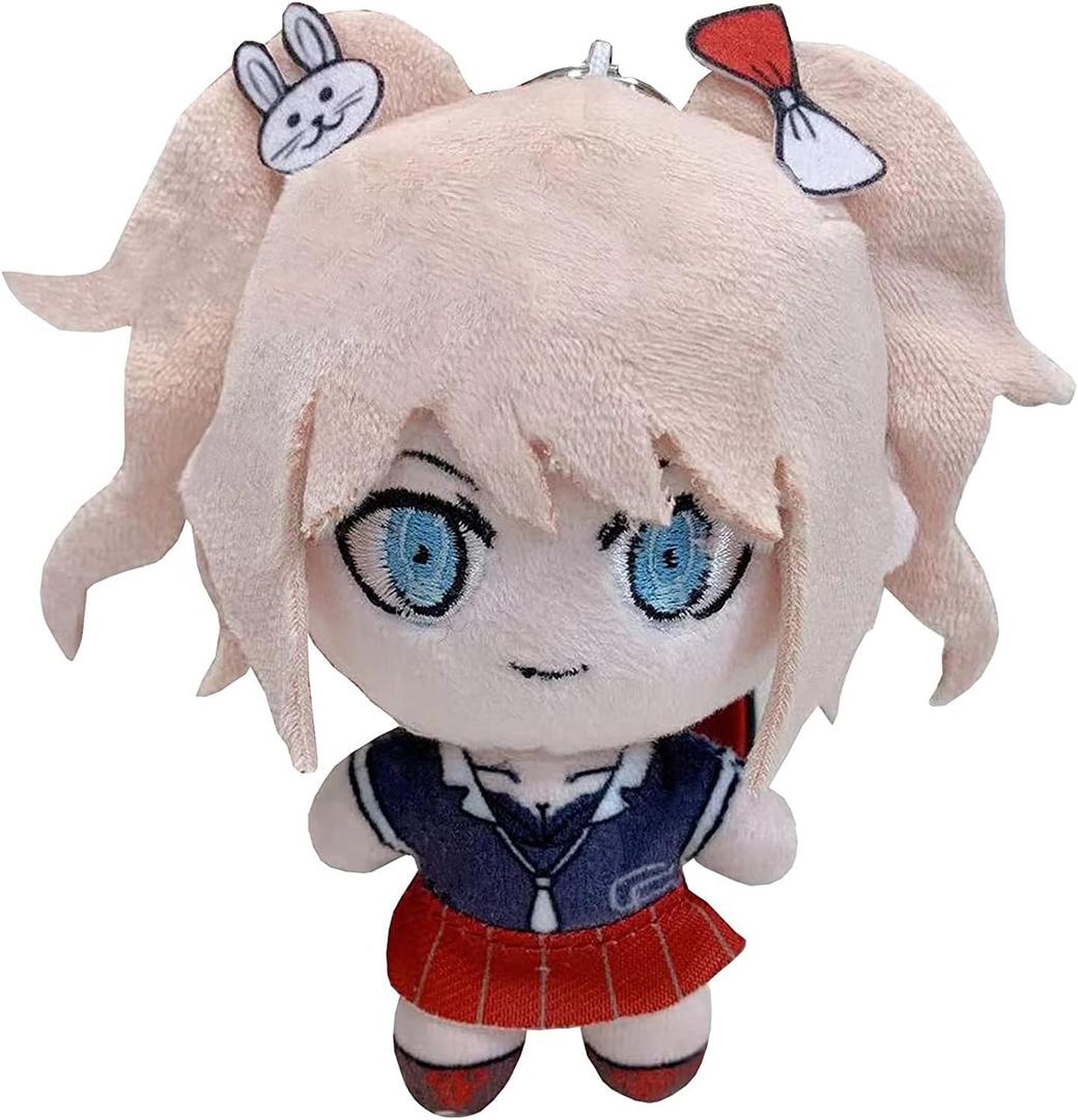 Anime Plush Doll Cosplay Plushie Figure Cute Stuffed Keychain, Junko Enoshima