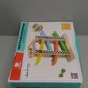 Toddler Toys for 1 2 Year Old Boy and Girl Gifts Wooden Race Track Car Ramp Racer with 4 Mini Car