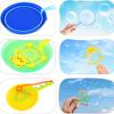 Bubble Wands Set, 28 Pcs Large Bubble Wand with Tray, Great for Kids Summer Outdoor Bubble Party Favors