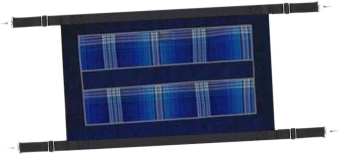 Stall Guard for Horse Barn Guard for Goats, Cows Easy Install 59.1 inch x 18.9 inch Gear Stable Supplies Stall Gate Guard, Blue