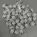 50PCS Curtain Glider Hooks, Track Rail Runner, Mute Wheel Rollers, Ball Pulley Windows Shower Curtain Tracks, Ceiling Glider