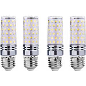 LED Bulb E27 12w 16w Equivalent 50w-80w 3 Colors Dimmable Lighting Energy Saving 1200-1600 Lm No Flicker Home Use Indoor Bulbs (E27 12W 3 Colors dimmable, 4cps)