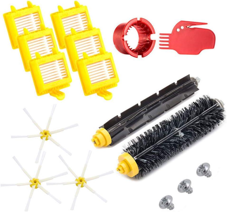 Neutop Upgraded Replacement Parts Accessories Kit Compatible with iRobot Roomba 700 Series 760 761 770 780 790 Robot Vacuum with Flexible Beater and Bristle Brush Hepa Filter Side Brush Cleaning Tool.