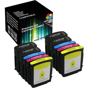 940XL Ink Cartridge Replacement for HP 940 XL 940XL 10-Pack Ink Tank for HP Officejet Pro 8000 8500 8500A Series Plus Printer 5 pieces