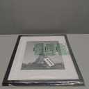 upsimples 12x16 Picture Frame, Display Pictures 8.5x11 with Mat or 12x16 Without Mat, Wall Hanging Photo Frame, Black, 1 Pack