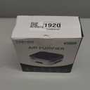 TDBYWAE Air Purifier for Home  True HEPA Filter for Pets, Smoke & Allergies | 600 Sq Ft Coverage | Ultra-Quiet & Portable for Bedroom/Travel (1 Pack, Grey White)