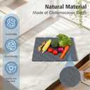 Large Stone Drying Mat for Kitchen Counter, HQAUT Quick Dry Stone Dish Drying Mat, Super Absorbent Diatomaceous Earth Drying Pad, Foldable, Easy to Clean (2416") (23.2" x 15.7")