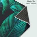 Door Mat, Abstract Tropical Leaf Front Door Mat 17''x30'', Doormats Indoor Entrance, Welcome Entry Mat,Outdoor Welcome Mat,Low-Profile Floor Rugs for Entry Patio