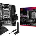 ASUS ROG Strix X870-I Gaming WiFi AMD X870 AM5 DDR5 8400 HDMI 2xUSB4 2X M2 USB3.2 WiFi 7 + BT Aura RGB 2.5Gbit LAN Mini ITX 10+2+1 Power Stages, Dual USB4, ROG Strix HIVE II Motherboard
