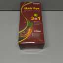 Cosmpro Brown Hair Dye Shampoo for Gray Hair Coverage Hair Color Shampoo Herbal Hair Dye Shampoo 3 in 1 for Men and Women, Instant Color Shampoo Hair Shampoo Champu Con Tinte Para Canas (Brown)