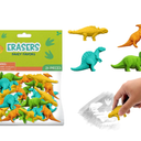 Wholesale Dino Gamer Erasers 24 Pieces, Set Of 3